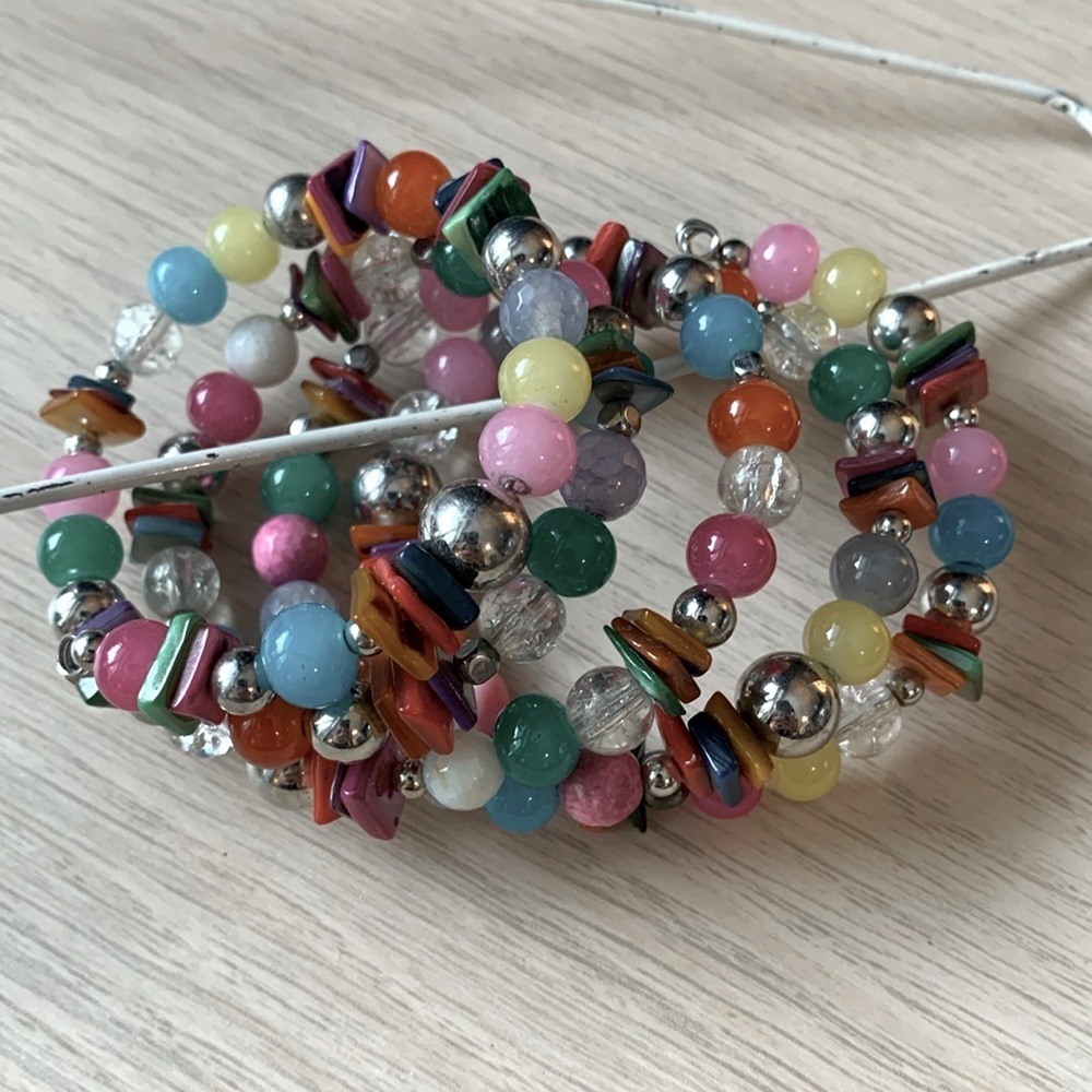 ⭐️ 5 for 20$! ⭐️ Multicoloured wraparound bracelet